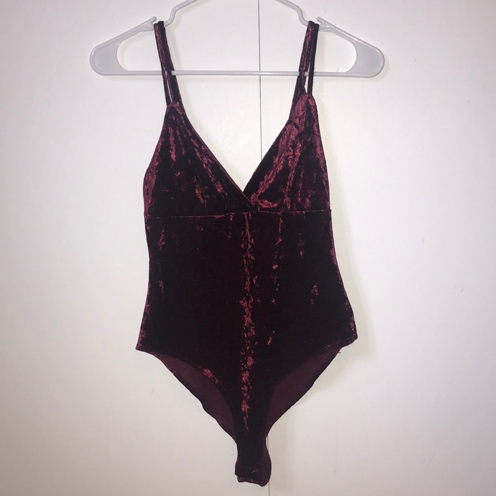Velvet bodysuit